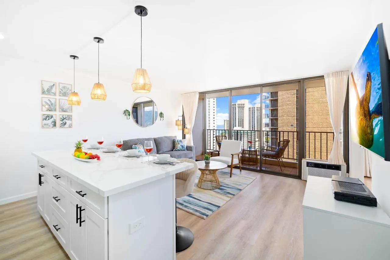 Apartment Gorgeous Condo With Ocean View, Near Beach, Free Parking Honolulu