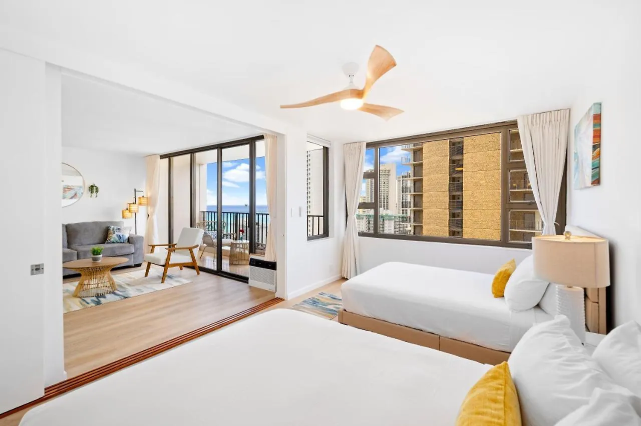 Gorgeous Condo With Ocean View, Near Beach, Free Parking Honolulu 0*,  Stany Zjednoczone Ameryki