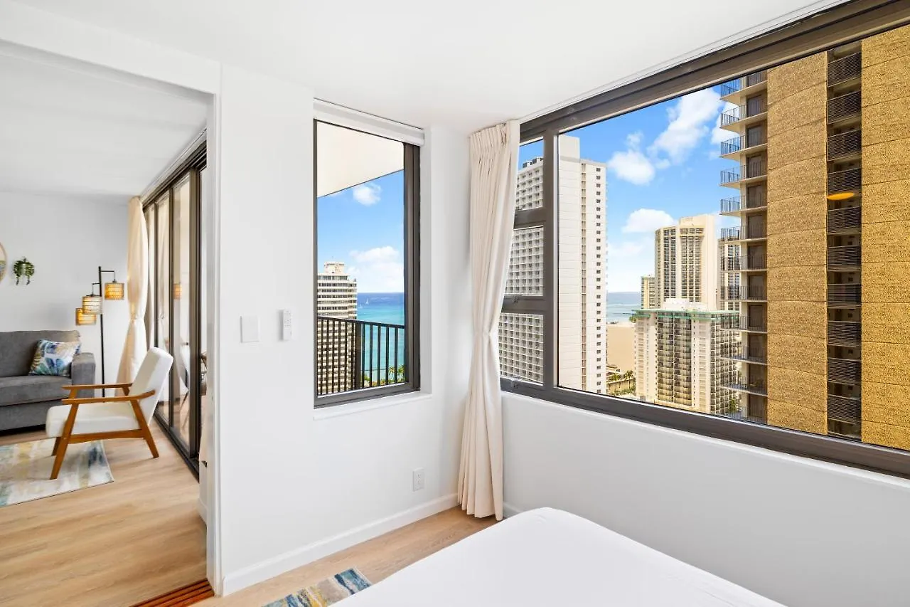 Apartament Gorgeous Condo With Ocean View, Near Beach, Free Parking Honolulu